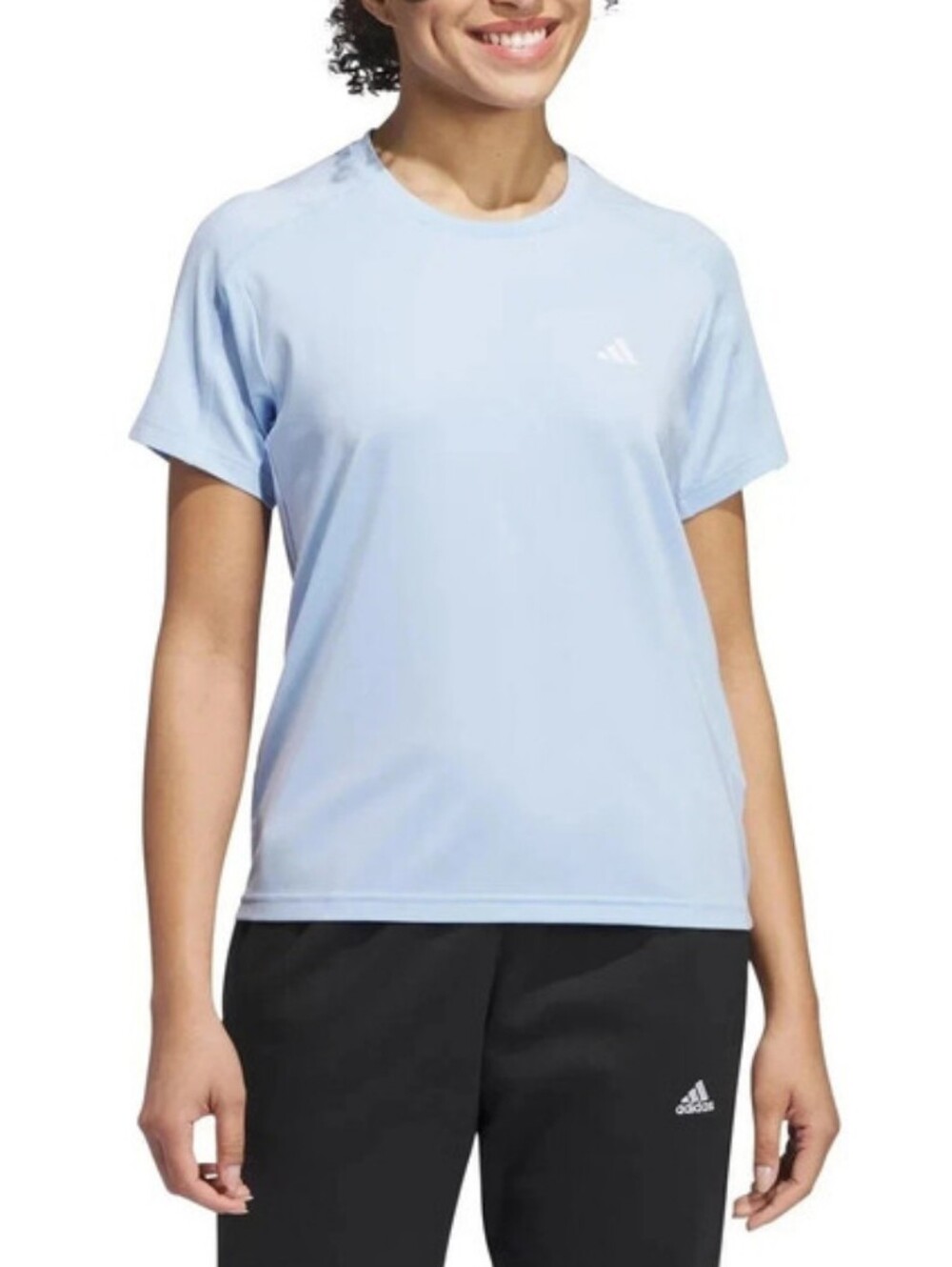Adidas Active Tee Shirt Womens Small Blue